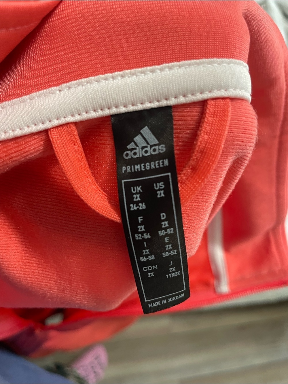 ADIDAS Coral Pink Women's Full-Zip Bomber Track Jacket - Picture 2 of 5